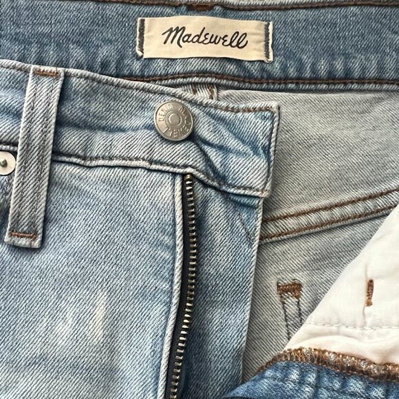 Madewell The Perfect Vintage Straight Leg Blue Denim Jeans Size 27 - Picture 11 of 15